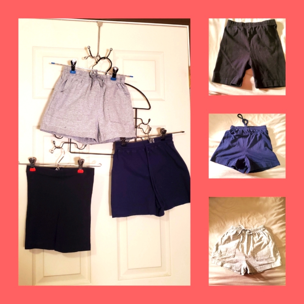 HANES 3pc shorts set 6/6X
